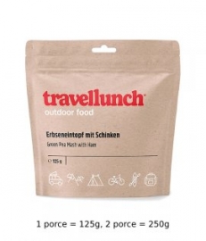 TravelLunch Hlavní jídlo - Šunka s hráškem a bramborovou kaší dvojporce